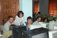 En pleno proceso creativo