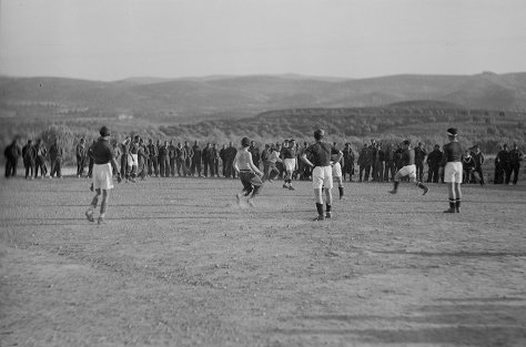 Football game, 15th Brigade U.S. Alcorisa, Juventud Socialista Unificada.jpg